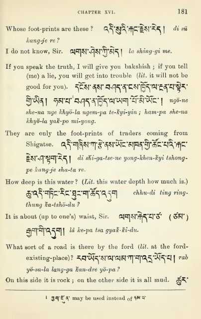 Grammar of colloquial Tibetan - learning tibetan