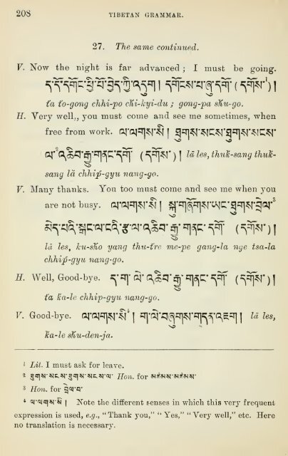 Grammar of colloquial Tibetan - learning tibetan