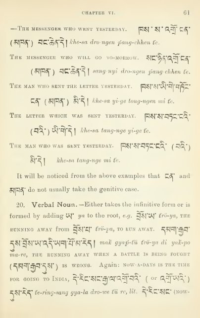 Grammar of colloquial Tibetan - learning tibetan