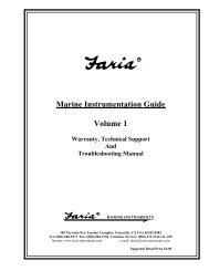 Marine Instrumentation Guide Volume 1 - Faria Instruments