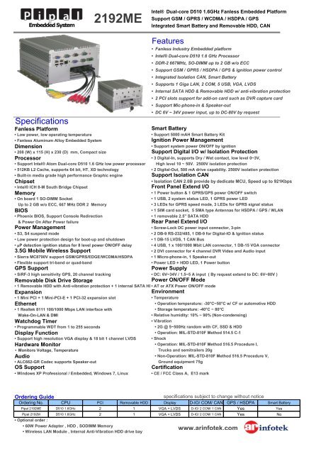 2192ME - AR Infotek