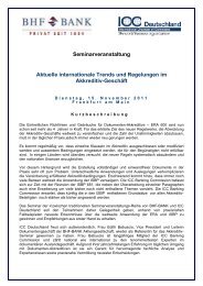 Aktuelle internationale Trends und Regelungen ... - ICC Deutschland