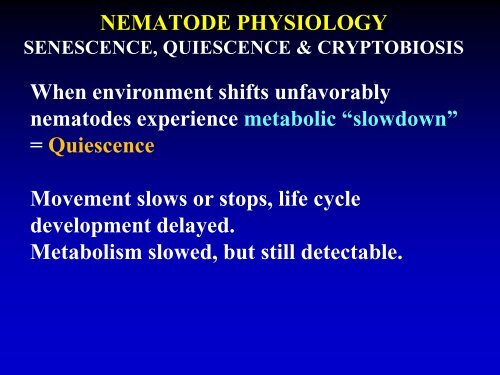 NEMATODE EXCRETORY SYSTEM