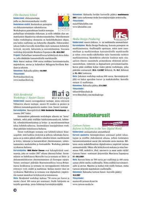 Mediadesk kevÃ¤t 2007.indd - Media Desk Finland