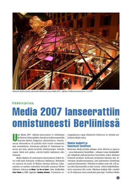 Mediadesk kevÃ¤t 2007.indd - Media Desk Finland