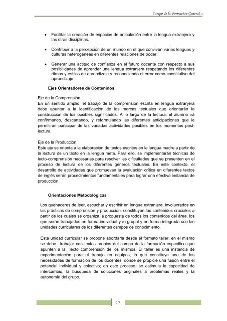 Gobierno de la Provincia de Corrientes Ministerio de EducaciÃ³n y ...