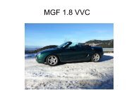 MGF 1.8 VVC