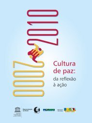 Cultura de paz: da reflexÃ£o Ã  aÃ§Ã£o; balanÃ§o da ... - unesdoc - Unesco