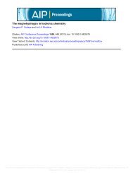 The Magnehydrogen in hadronic Chemistry - The RM Santilli ...