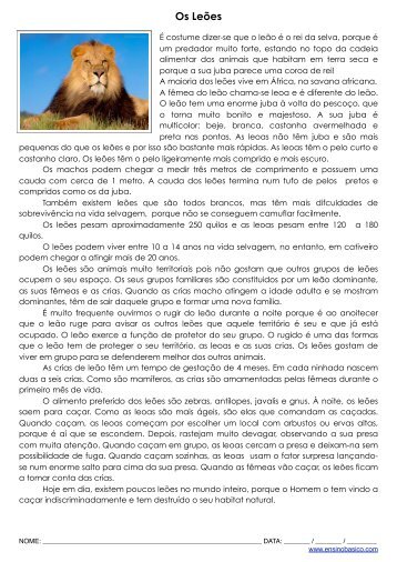 Texto sobre LeÃµes e GuiÃ£o de leitura.pdf
