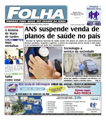 Download da Edição em PDF - Folha Ribeirão Pires