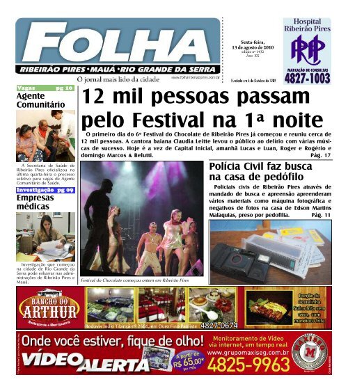 Download da Edição em PDF - Folha Ribeirão Pires