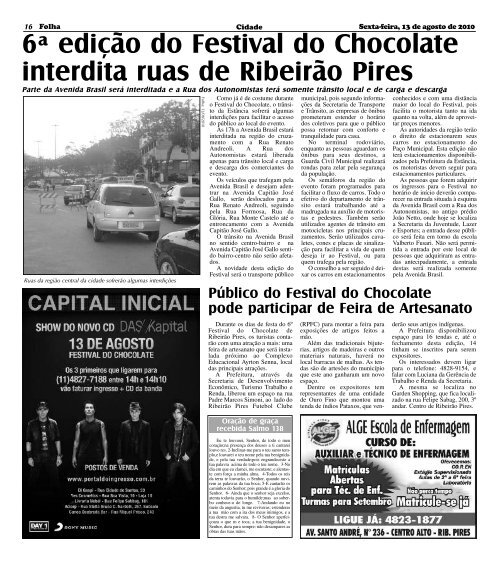 Download da Edição em PDF - Folha Ribeirão Pires