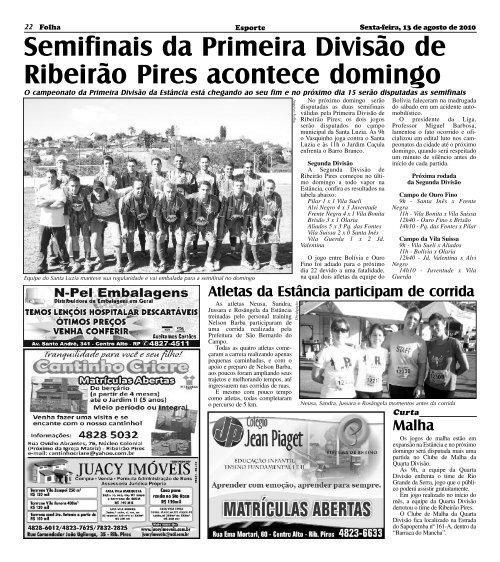 Download da Edição em PDF - Folha Ribeirão Pires