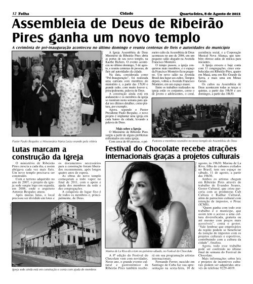 Download da Edição em PDF - Folha Ribeirão Pires