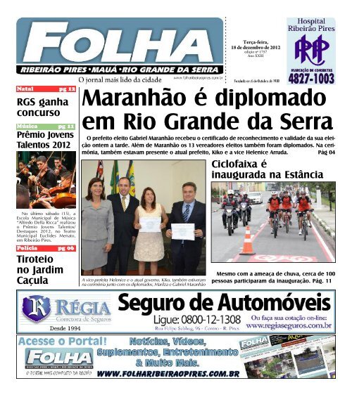 Download da Edição em PDF - Folha Ribeirão Pires