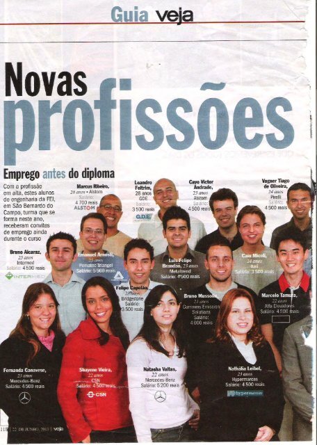 Novas ProfissÃµes Revista Veja 22 Junho 2011 - OPEE