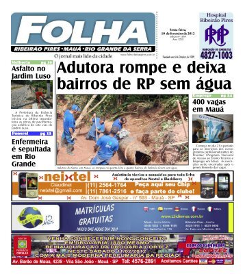 Download da Edição em PDF - Folha Ribeirão Pires