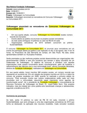 Autodata - Volkswagen do Brasil