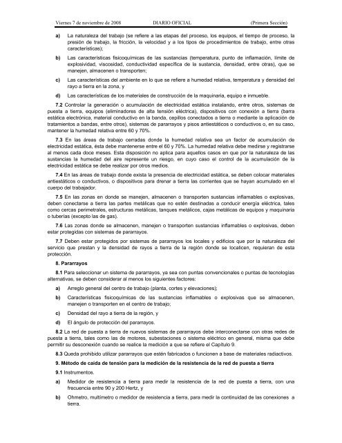 NOM-022-STPS-2008, El - Normas Oficiales Mexicanas de ...