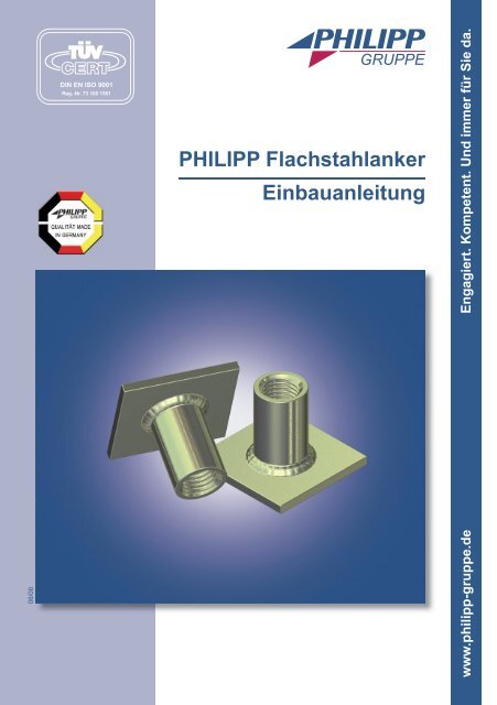 PHILIPP Flachstahlanker Einbauanleitung - PHILIPP Gruppe