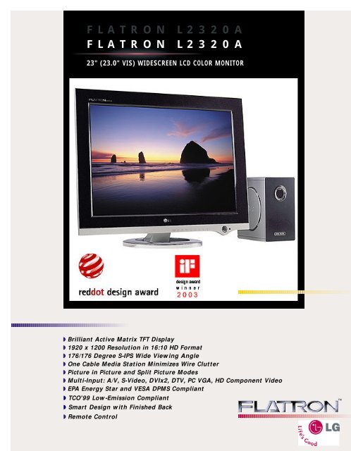 Flatron L2320a Flatron L2320a