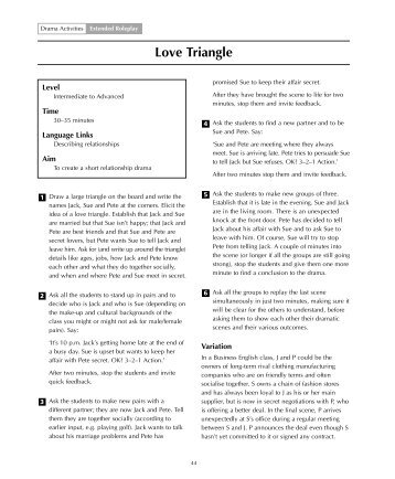 Extended Roleplay: Love Triangle - Delta Publishing