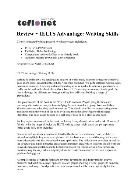 Ielts Advantage Writing Skills Richard Brown Pdf