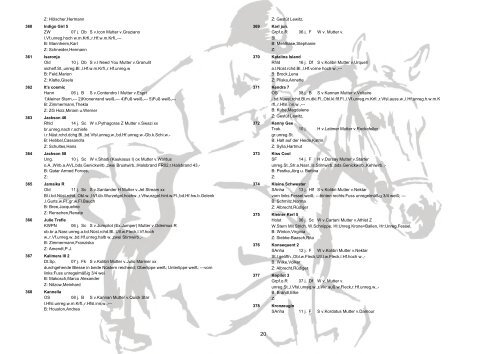 Pferdeverzeichnis 1 - Equi-Score