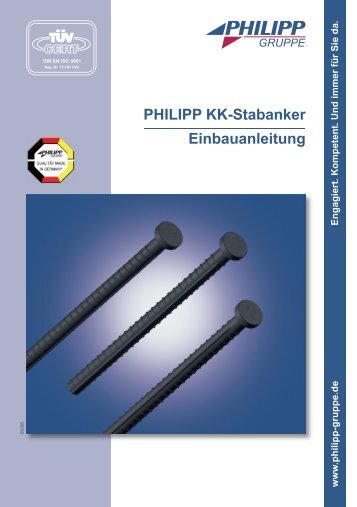 PHILIPP KK-Stabanker Einbauanleitung - PHILIPP Gruppe