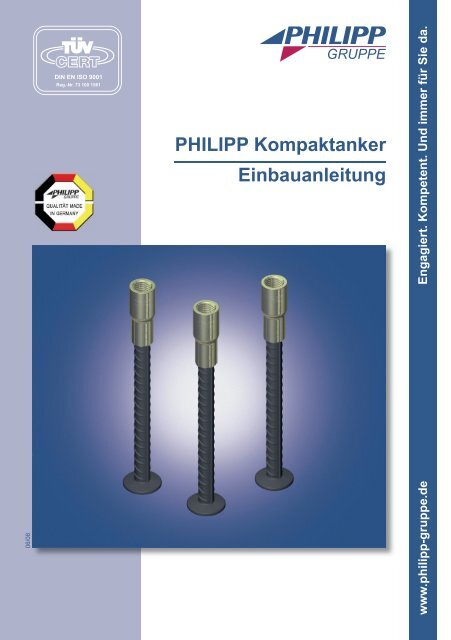 PHILIPP Kompaktanker Einbauanleitung - PHILIPP Gruppe