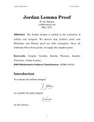 Jordan Lemma Proof - Gauge-institute.org