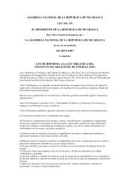 asamblea nacional de la republica de nicaragua ley no. 271 el ...