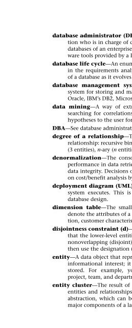 Database Modeling and Design