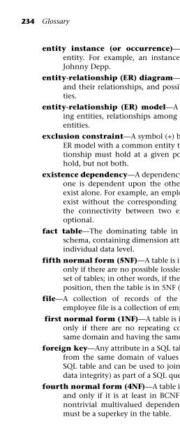 Database Modeling and Design