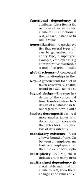 Database Modeling and Design