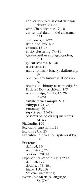 Database Modeling and Design