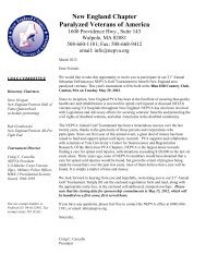 merged cover letter for pva for 1994 - New England Paralyzed ...