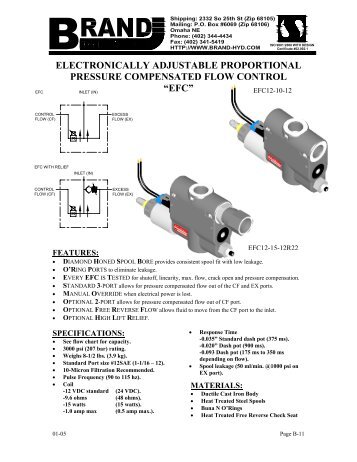 electronically adjustable proportional pressure ... - Hyspecs