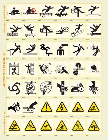 Conveyor Safety Symbols Database