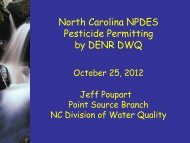 Jeff Poupart, NPDES - North Carolina Mosquito and Vector Control ...