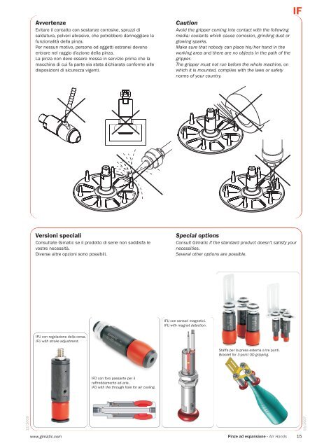 IFU.....HT IFD.....CT IFU.....VT Pinze ad espansione ... - Tecnautomat