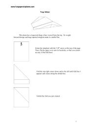 Trap-Glider - Fun Paper Airplanes