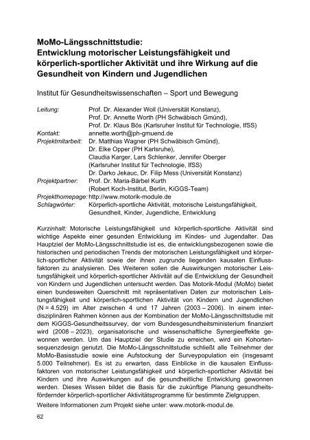 Forschungsbericht 2008 - Pädagogische Hochschule - Schwäbisch ...