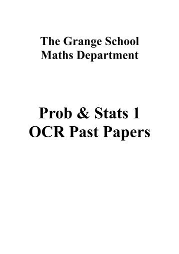 Ocr terminal maths past papers