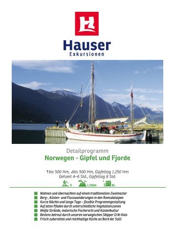 Norwegen - Gipfel und Fjorde - Hauser exkursionen