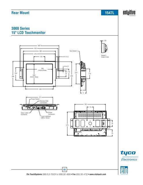 Elo U.S. Touchmonitor Catalog - Tek Solutions