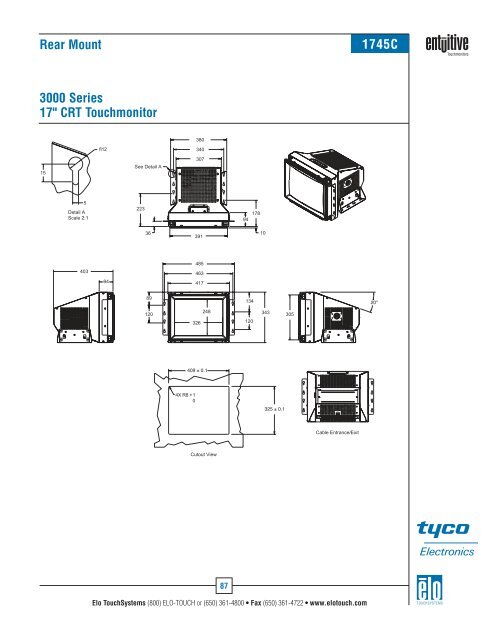 Elo U.S. Touchmonitor Catalog - Tek Solutions