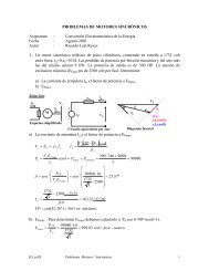 PROBLEMAS DE MOTORES SINCRÓNICOS
