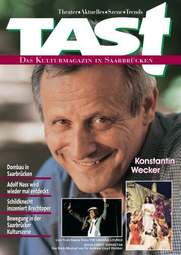 Wecker Konstantin Wecker Konstantin - Magazin TAST